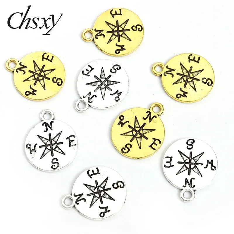 10 шт., подвески из металлического сплава с серебряным покрытием