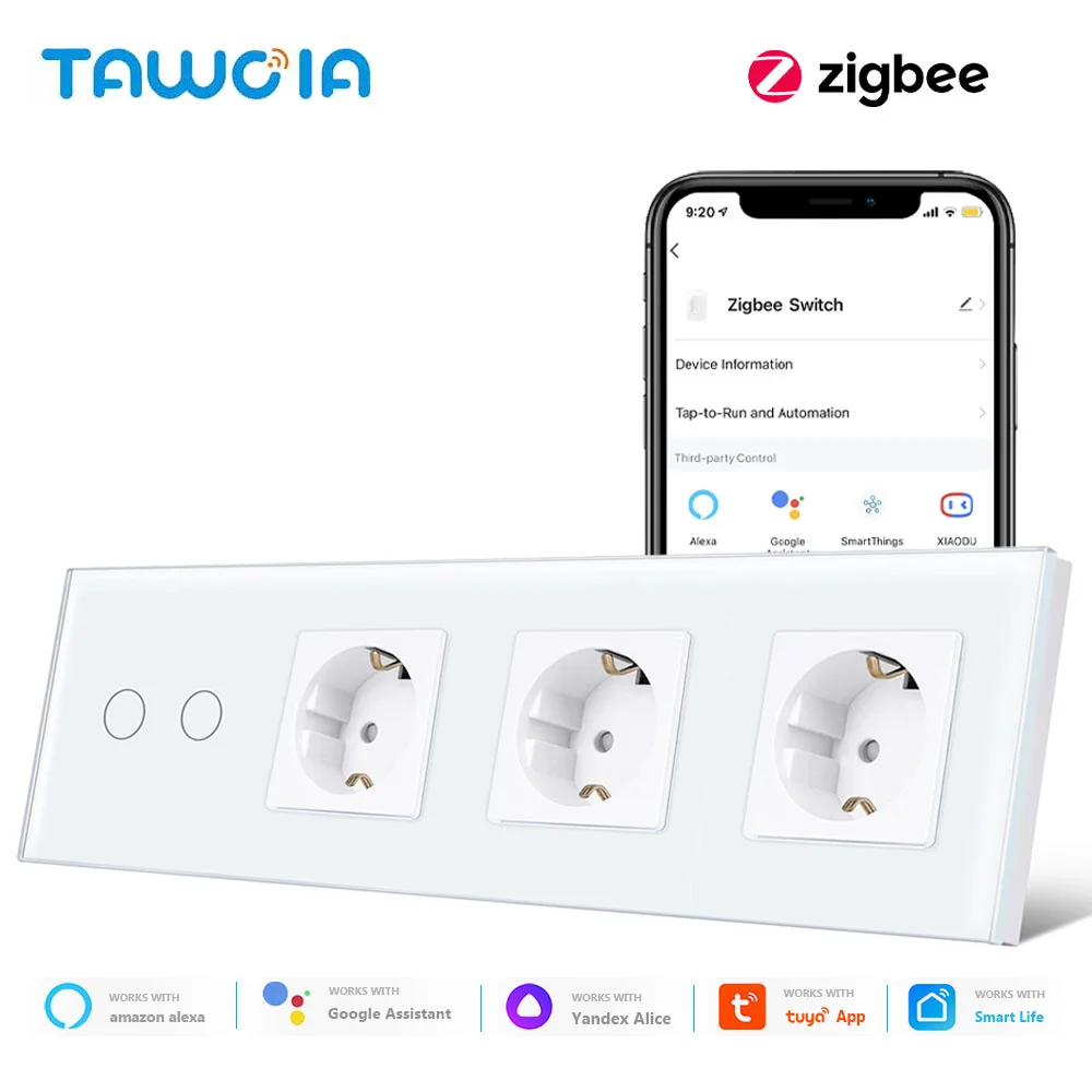 

TAWOIA ZigBee сенсорные выключатели 1/2/3 клавиши