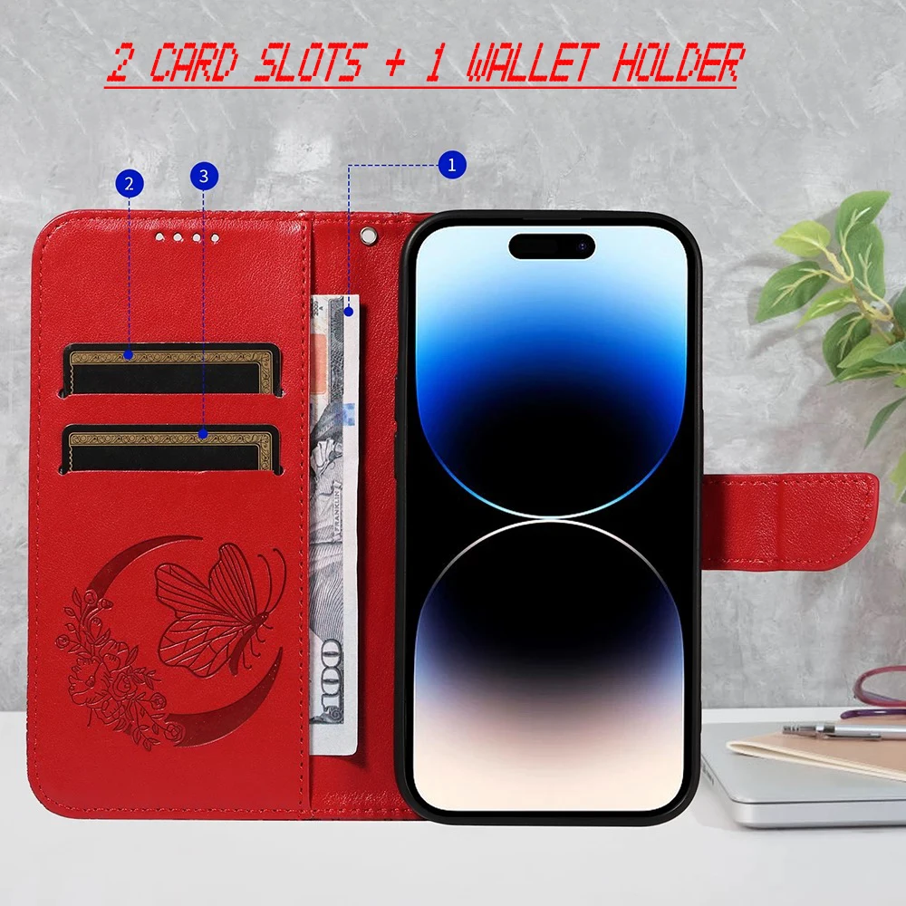 Кожаный чехол через плечо для iPhone 16 15 14 13 12 11 Pro Max Plus магнитный флип-кошелек с