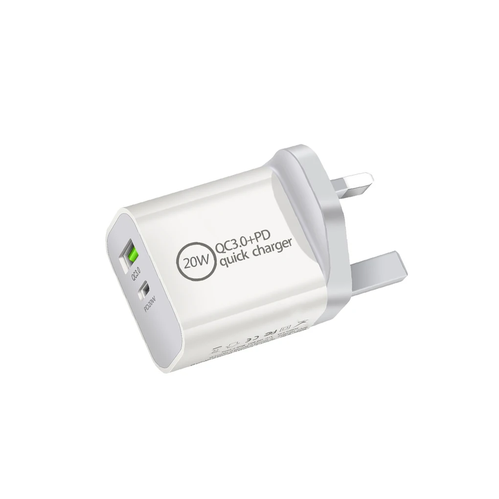 Зарядное устройство PD QC3 0 для телефонов с разъемом USB Type-C, 20 Вт