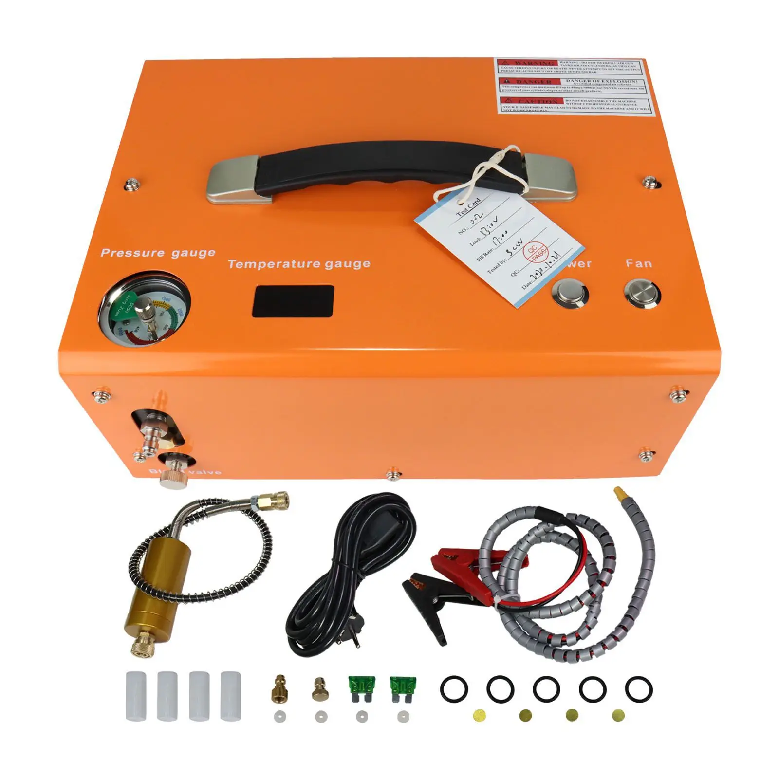 

Low Noise 4500 PSI auto-shutdown 12v 300bar PCP large electric air compressor