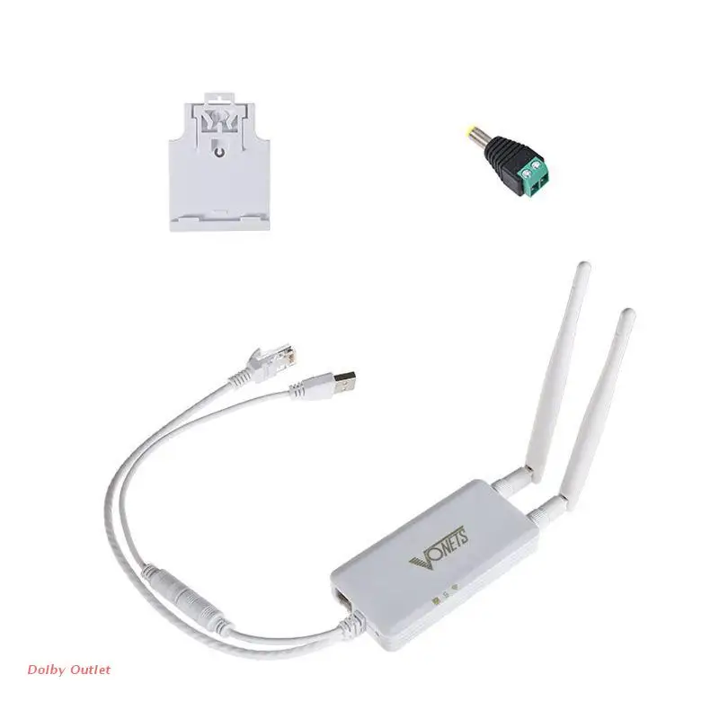 

VAP11S-5G Bridge Cable Wireless Bridge Convert RJ45 Ethernet Port to Wireless/WiFi Dongle AP Vonets for Camera Surveillance