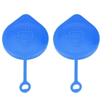 2x car blue windshield wiper washer fluid reservoir tank cap for civic cr v 38513sbo961