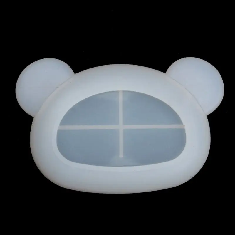 

652F Handmade Cute Dish Resin Mold Jewelry Making Tools Bulldog Shell Bear Flower Plate Silicone Resin Casting Dish Mould