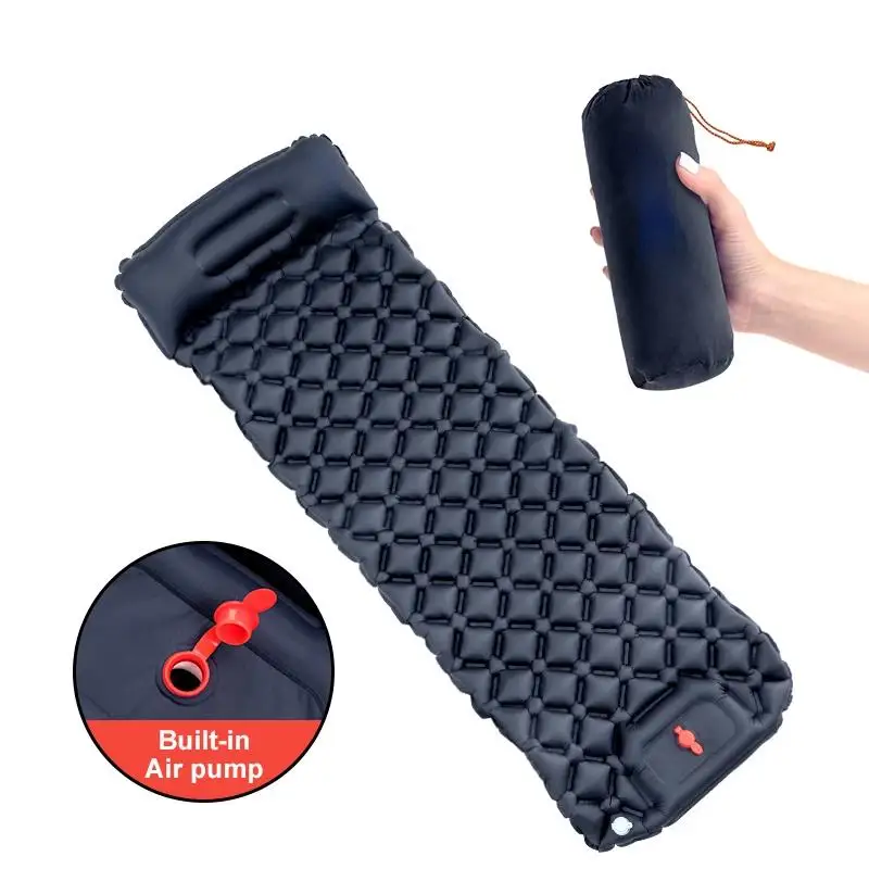 

Inflatable Mattress Outdoor Mat Camping Sleeping Pad Self-Inflating Sleeping Mat With Pillows Ultralight Air Mat Hiking Fishing