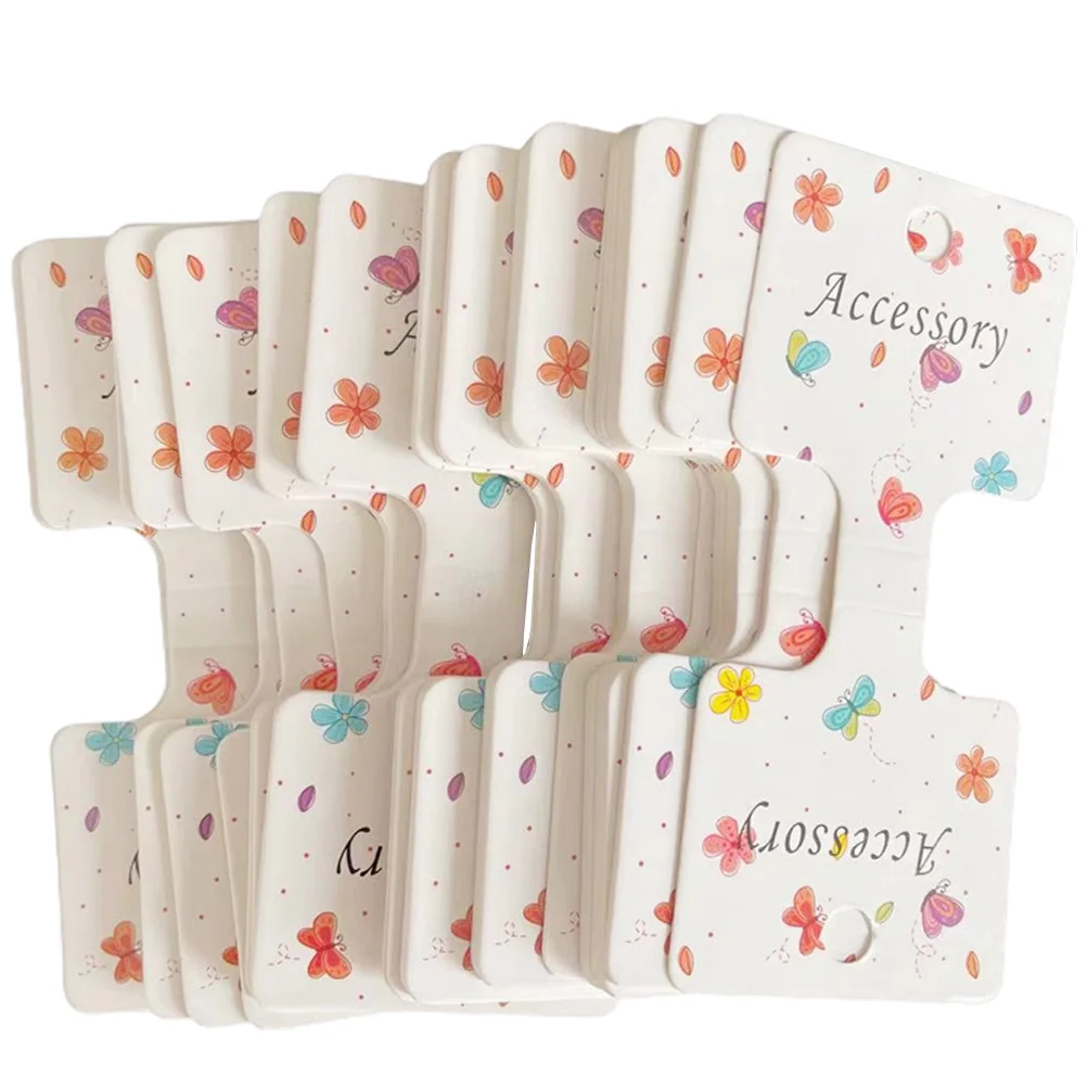 

Cartoon Packaging Card Hair Barrettes Board Tie Holder Pin Display Cards Hairpin Paper