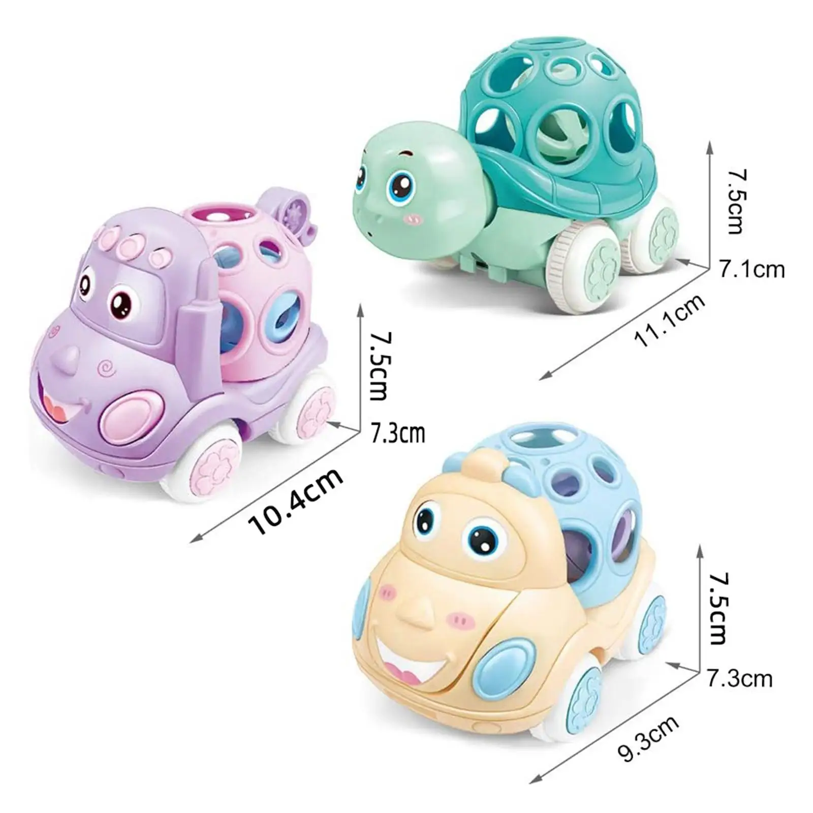 Игрушечный Грузовик Монтессори Для Мальчиков И Девочек Мягкий Инерционный