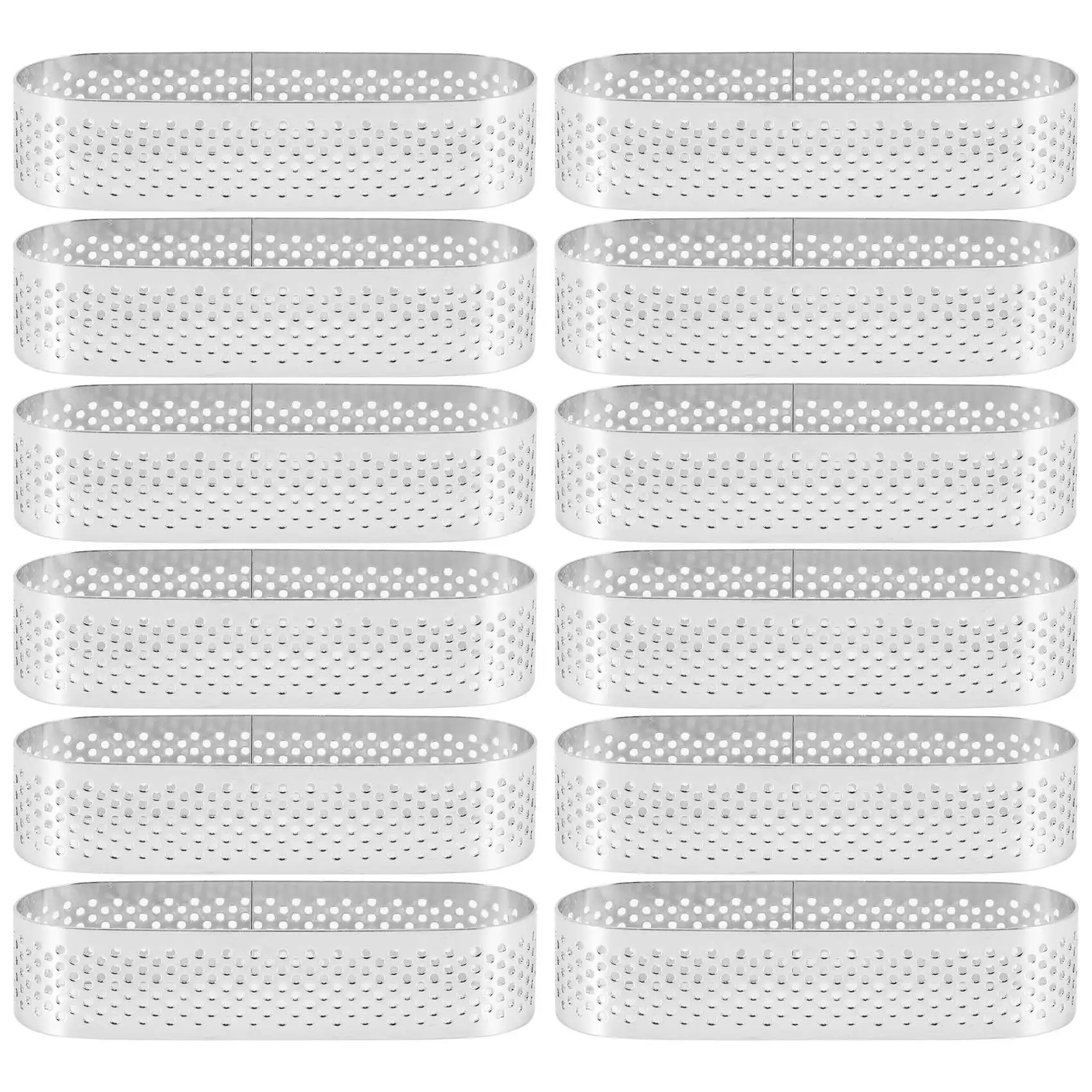 12 шт. овальные формы для тарталеток французский десертный мусс фруктовый пирог