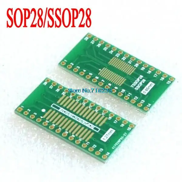 20 шт./лот SO/SSOP/SOIC/MSOP TSSOP28 / TSSOP20 поворотный DIP28 1,27 мм/0,65 мм Поворотный 2,54 мм IC адаптер гнездо/Адаптерная пластина/PCB