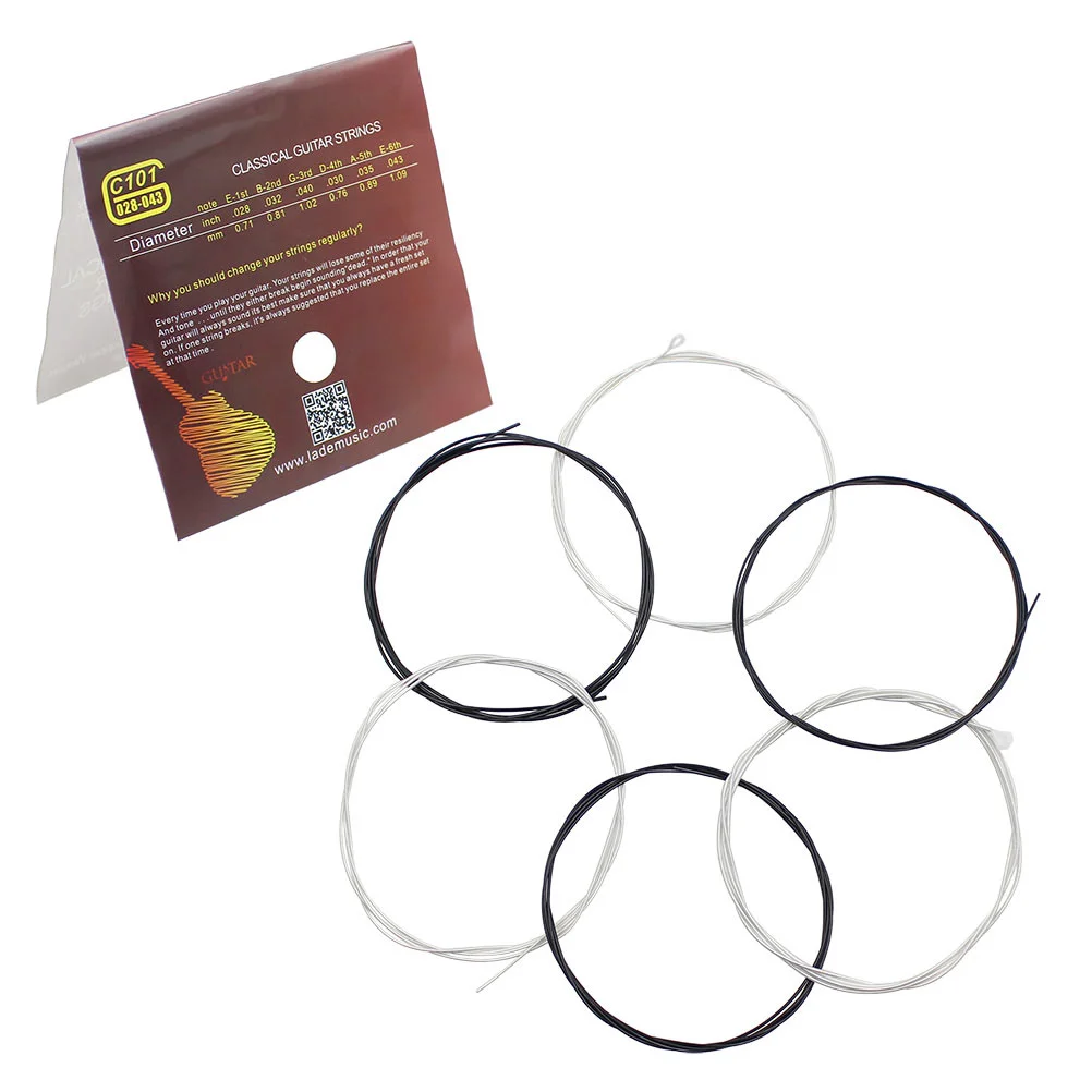 

Guitar Strings Nylon String Classical Acoustic Endset Parts Accessories Kit Wound Classic Alloy Practical Wire Tool