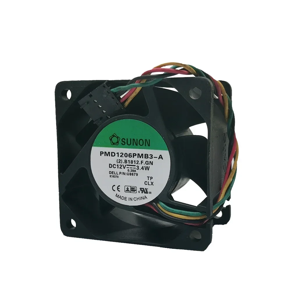 Фото Новый оригинальный вентилятор Sunon 6 см 6038 12В 3.4Вт pmd1206pmb3-a PWM для серверного корпуса 60*60*38 мм №3