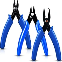 three piece jewelry pliers tool pliers round nose pliers curved nose pliers zipper pliers tweezers pliers