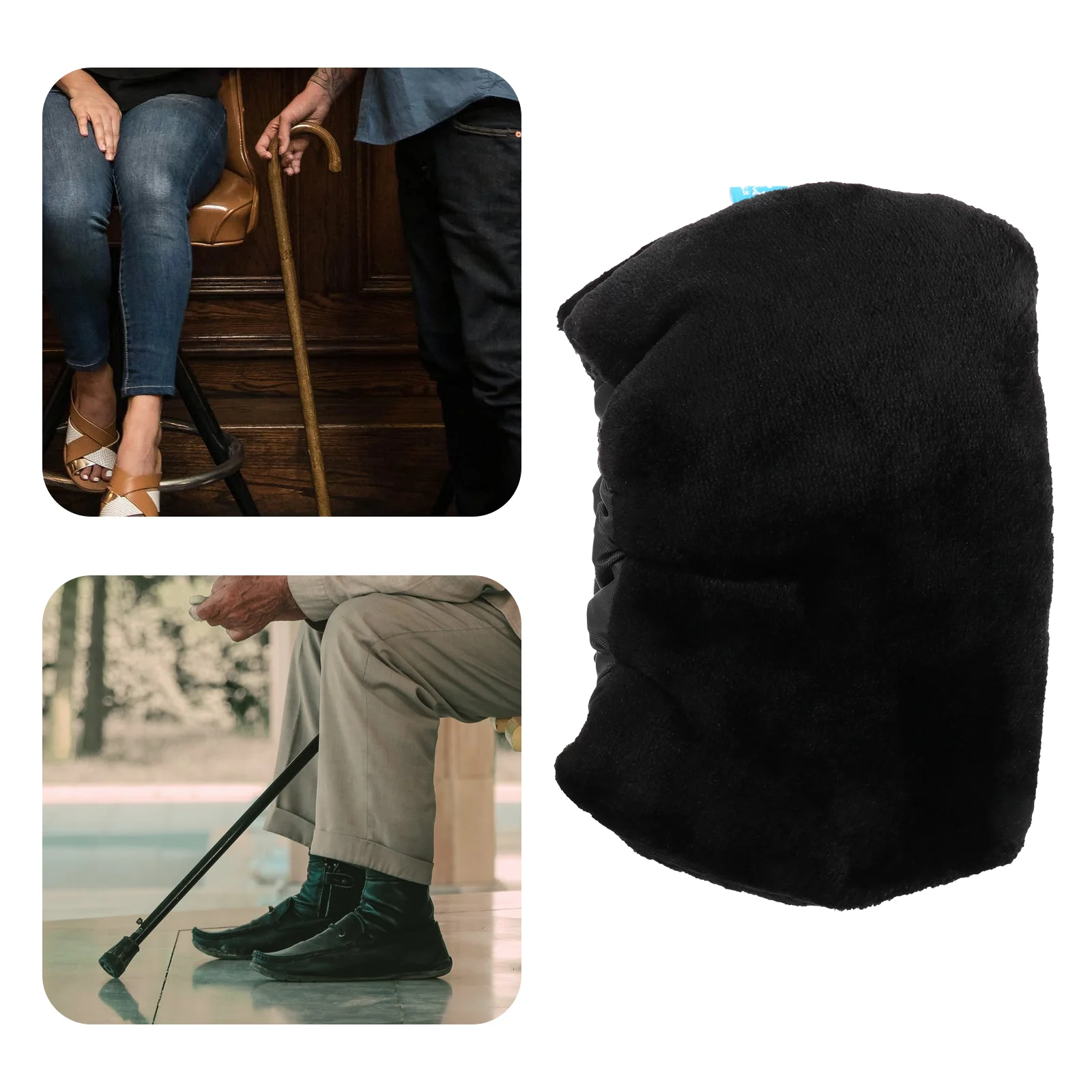 

Crutch Pads Crutches Underarmpadding Bottom Pad Comfort Cushions Arm Covers Forearm Gripmemory Replacement Armpits Mat