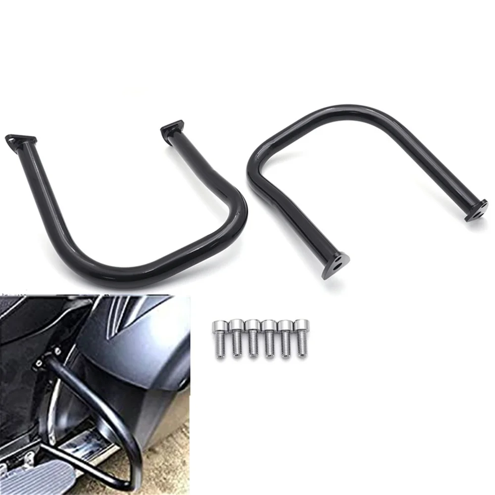 Rear Highway Bars Glossy Black For Indian Chief Springfield 16-20 Vintage Roadmaster Dark Horse 2020 Aftermarket Motorcycle Part