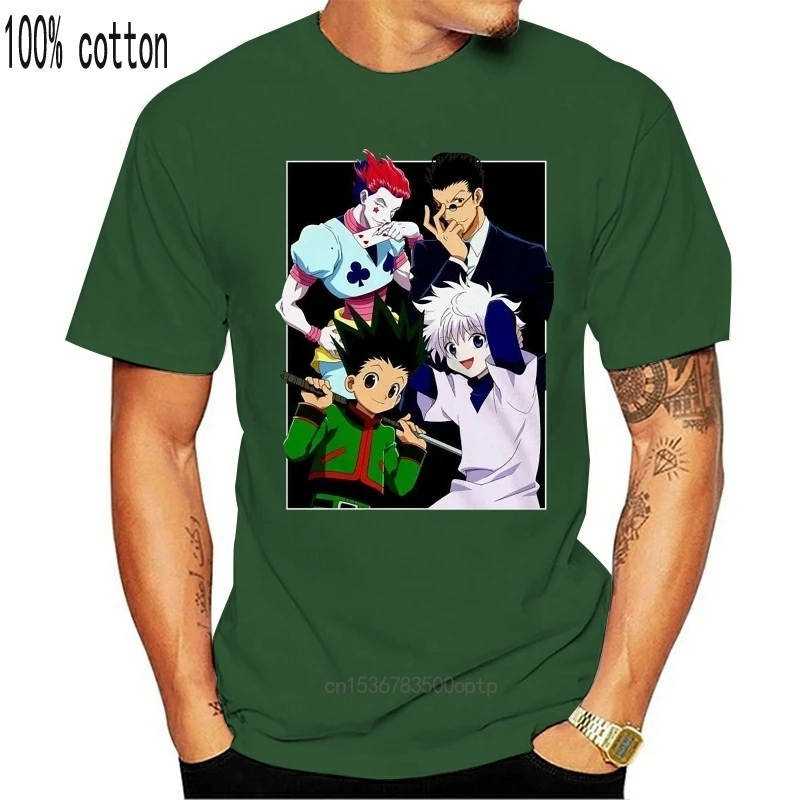 

Man Clothing Legit Hunter X Hunter Anime Gon Killua Leorio Hisoka Authentic T-Shirt Ts5Kyh Style Round Tee Shirt