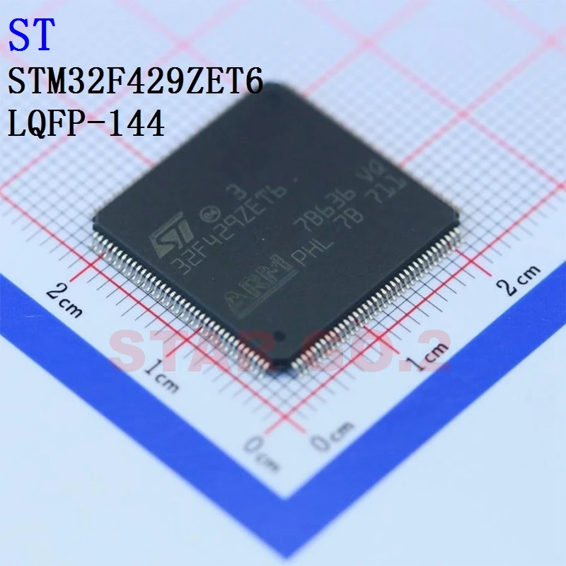 

1 шт., микроконтроллер STM32F429ZET6 LQFP-144 ST