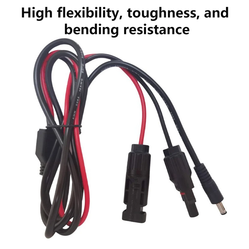 Адаптер MC4 к DC 5521 удлиненный выходной кабель длиной 1 5 м для разъема питания