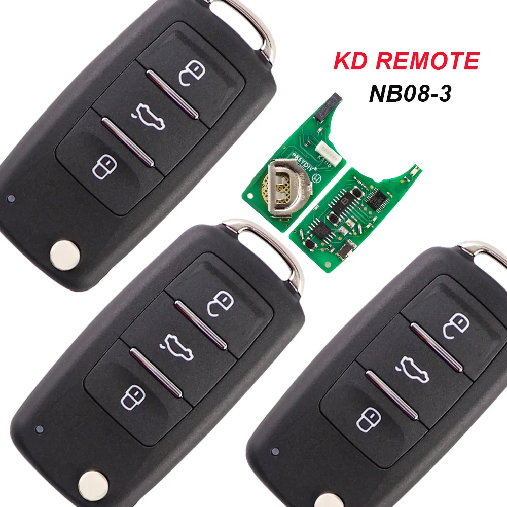 YIQIXIN 3 Buttons Universal Remote Control Key Multi-functional NB08 Series For KD-X2 KD900 URG200 KEYDIY MINIKD Fob Programmer |
