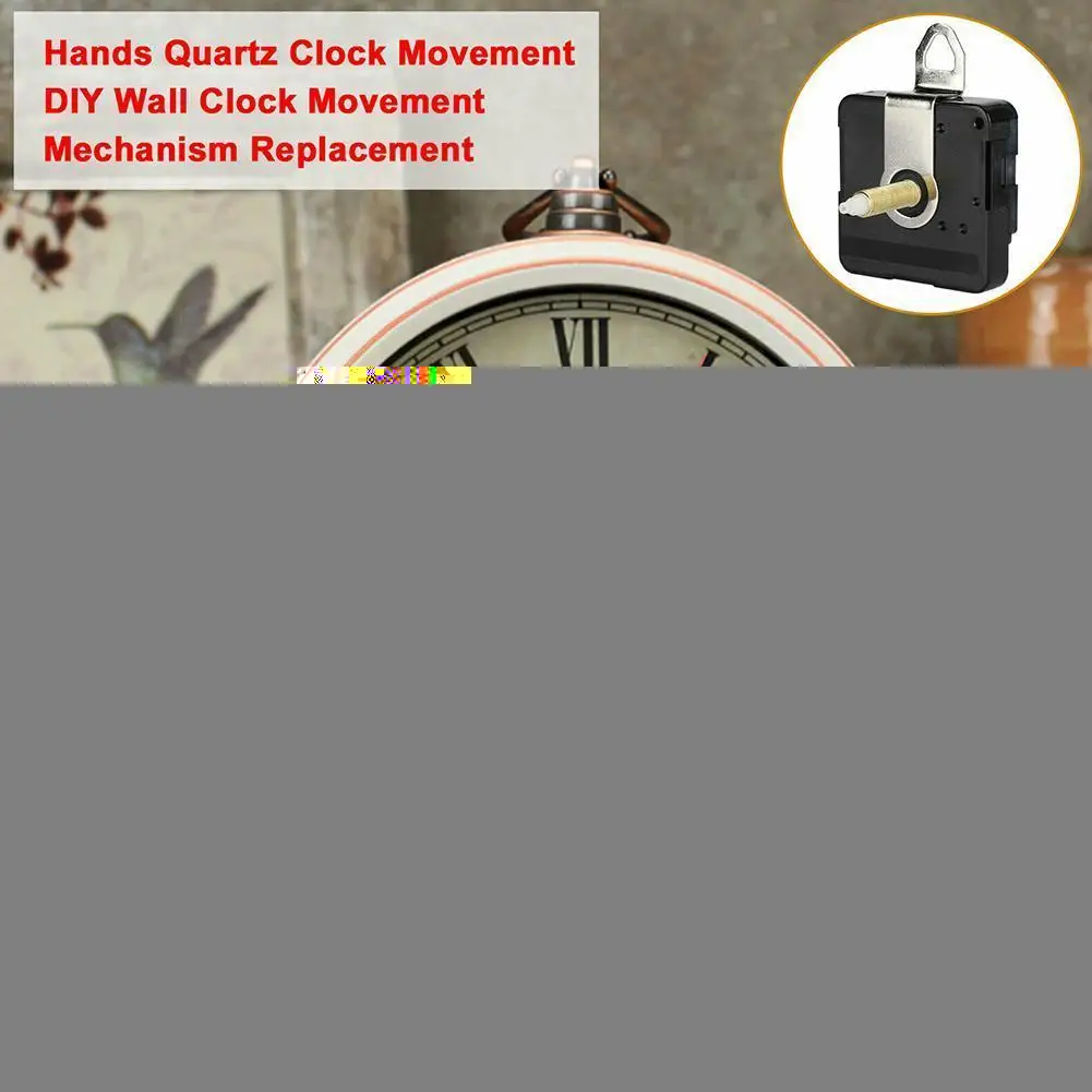 

1 Set Silent Large Wall Clock Quartz Clock Movement Mechanism Parts+hands Wall Repair Diy Watch Movement Clock G1b7