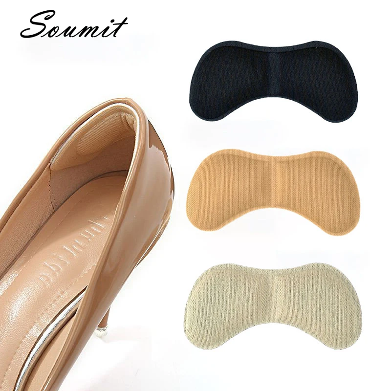 

Women Heel Pain Relief Cushion Adhesive Care Pads Heel Sticker Heel Liner Grips Insole Sponge Patch for High Heels Shoes Foot
