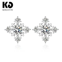 kogavin earrings for women jewelry wedding female aretes mujer woman stud earrings party ear rings cubic zirconia earings gift