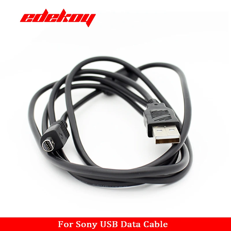 Фото Кабель для синхронизации данных 1,5 м 5 футов Φ 10pin на USB для цифровой видеокамеры Sony Handycam, скачивание изображений и видео с камеры №4