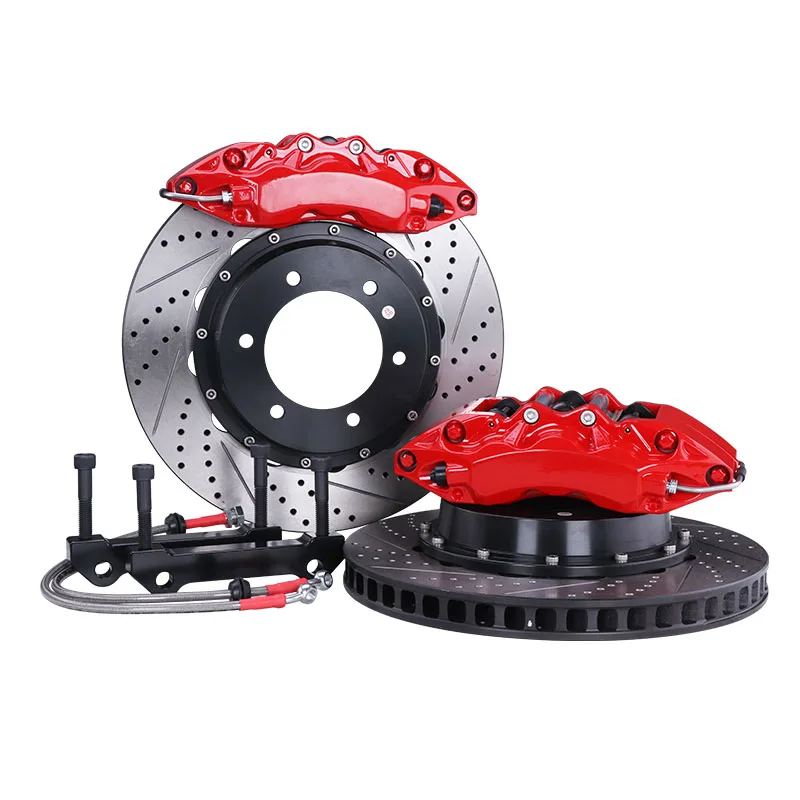 Фото Для Tesla 3y, BMW E90, E92, G30, M3, Ford: Комплект передних тормозов с 6-поршневыми суппортами 9040 и тормозными дисками 380 мм №1