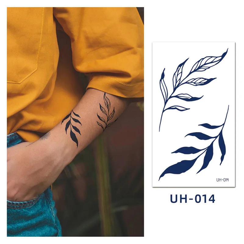 

Temporary Tattoo Sticker Face Hand Arm Leg Body Art Fake Tatoo Waterproof temporary tattoos Flowers tatuajes temporales