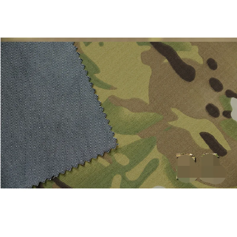 

Outdoor Tactical Lattice Nylon High Permeability PTFE Composite MC Camouflage L6 Hard Shell Fabric Is Waterproof, Breathable And