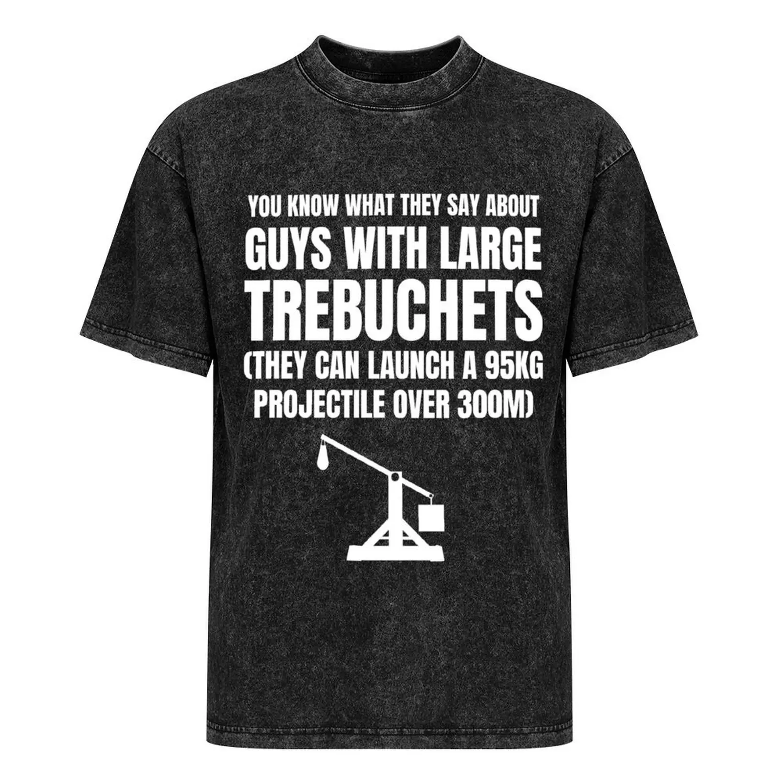 Футболка Trebuchet meme забавная рубашка хлопковая футболка большого размера с