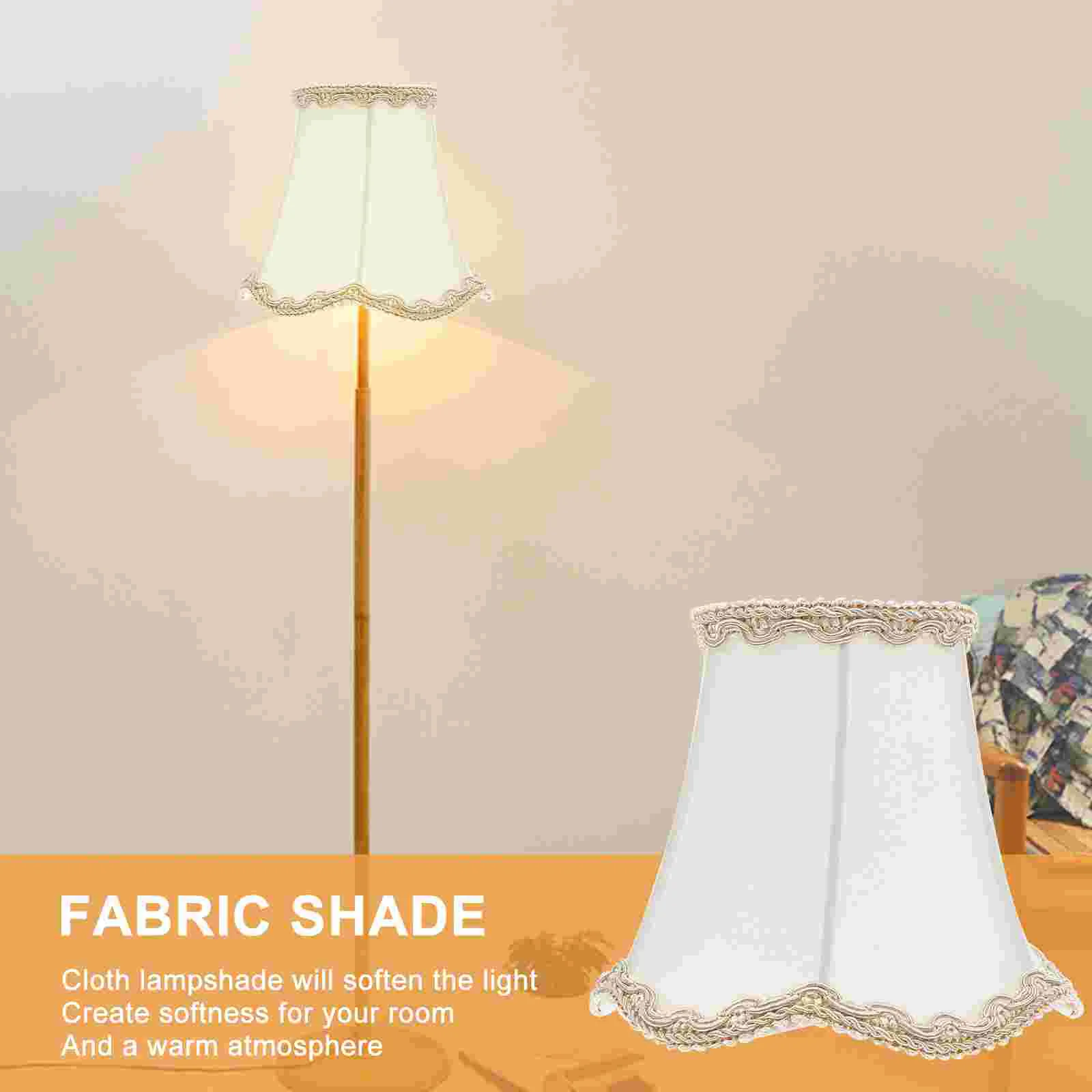 Маленький абажур из ткани прикроватная тумбочка настенная скатерть ретро-декор