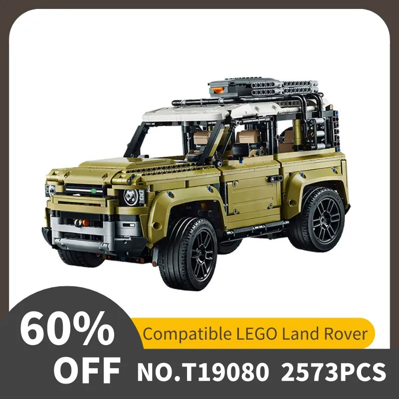 

MOC Technic Series автомобиль совместимый с Legouing Land Rover Guardian Off-модель дорожного транспортного средства строительные блоки 42110 игрушки подарки
