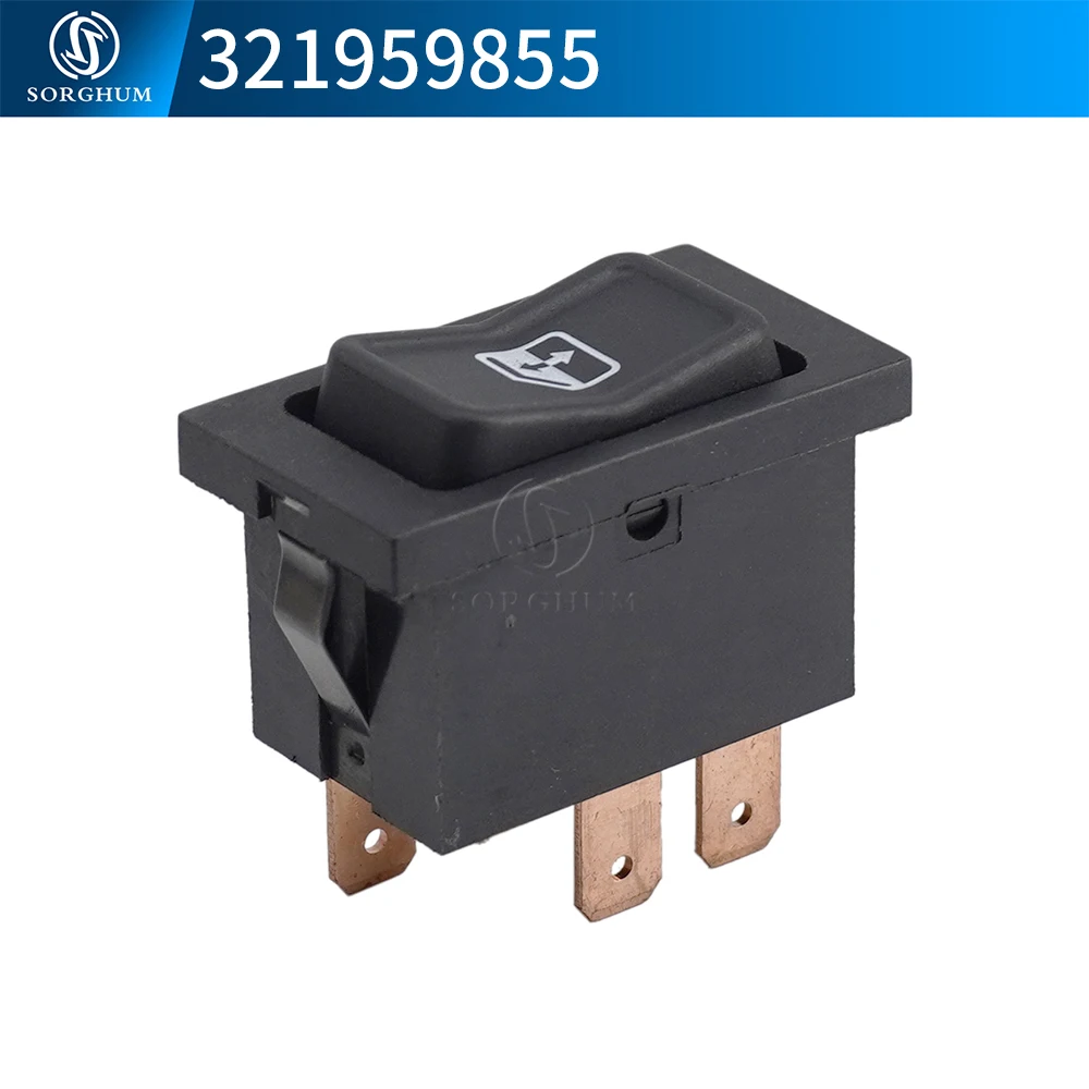 

СОРГУМ 321959855 Электрический переключатель управления стеклоподъемником с одной кнопкой для Volkswagen VW GOLF JETTA MK2 PASSAT B2 T3 Transporter QUANTUM