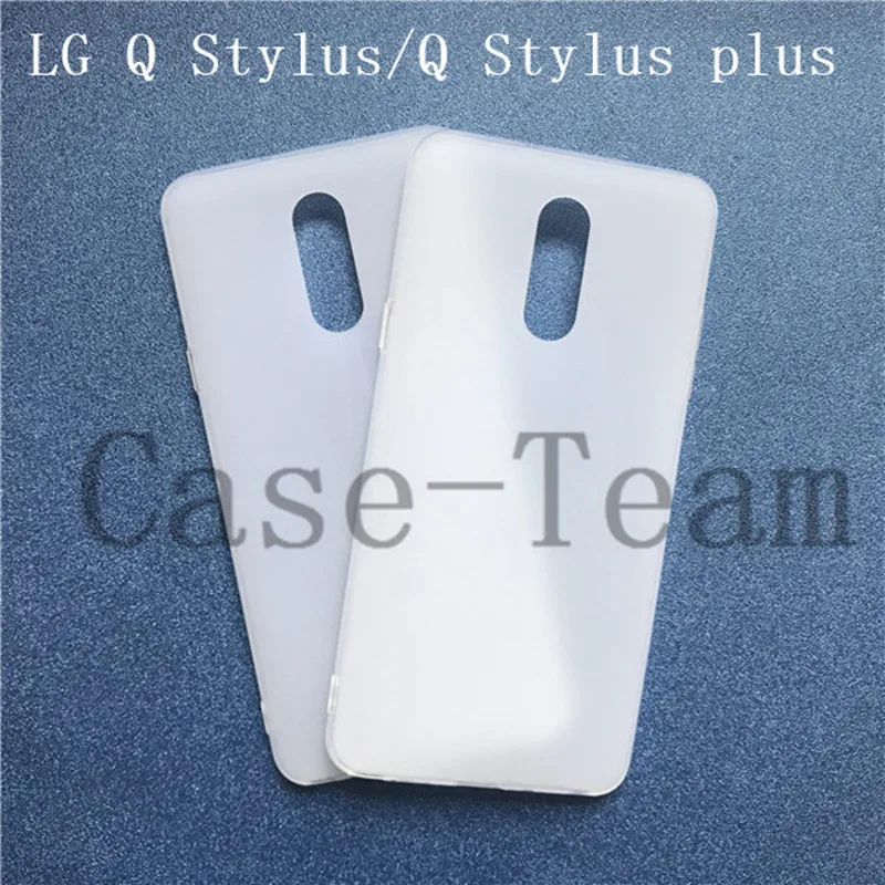 Матовый Мягкий чехол из ТПУ для LG Q Stylus QStylus + Plus Q710 Stylo 4 Stylo4, силиконовая ультратонкая тонкая задняя крышка