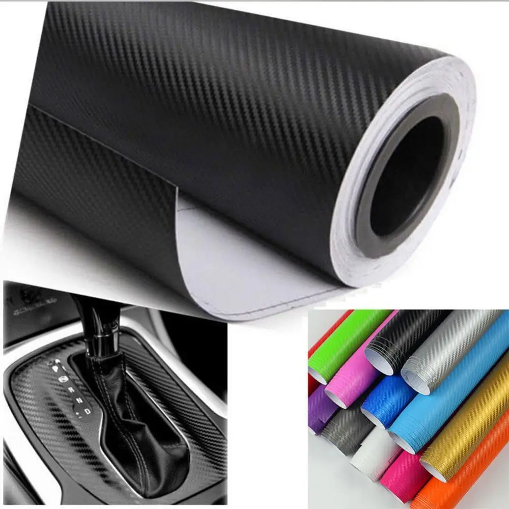 

3D 200x50cm Carbon Fiber Car-Styling Change Color Interior Decor Film Sticker