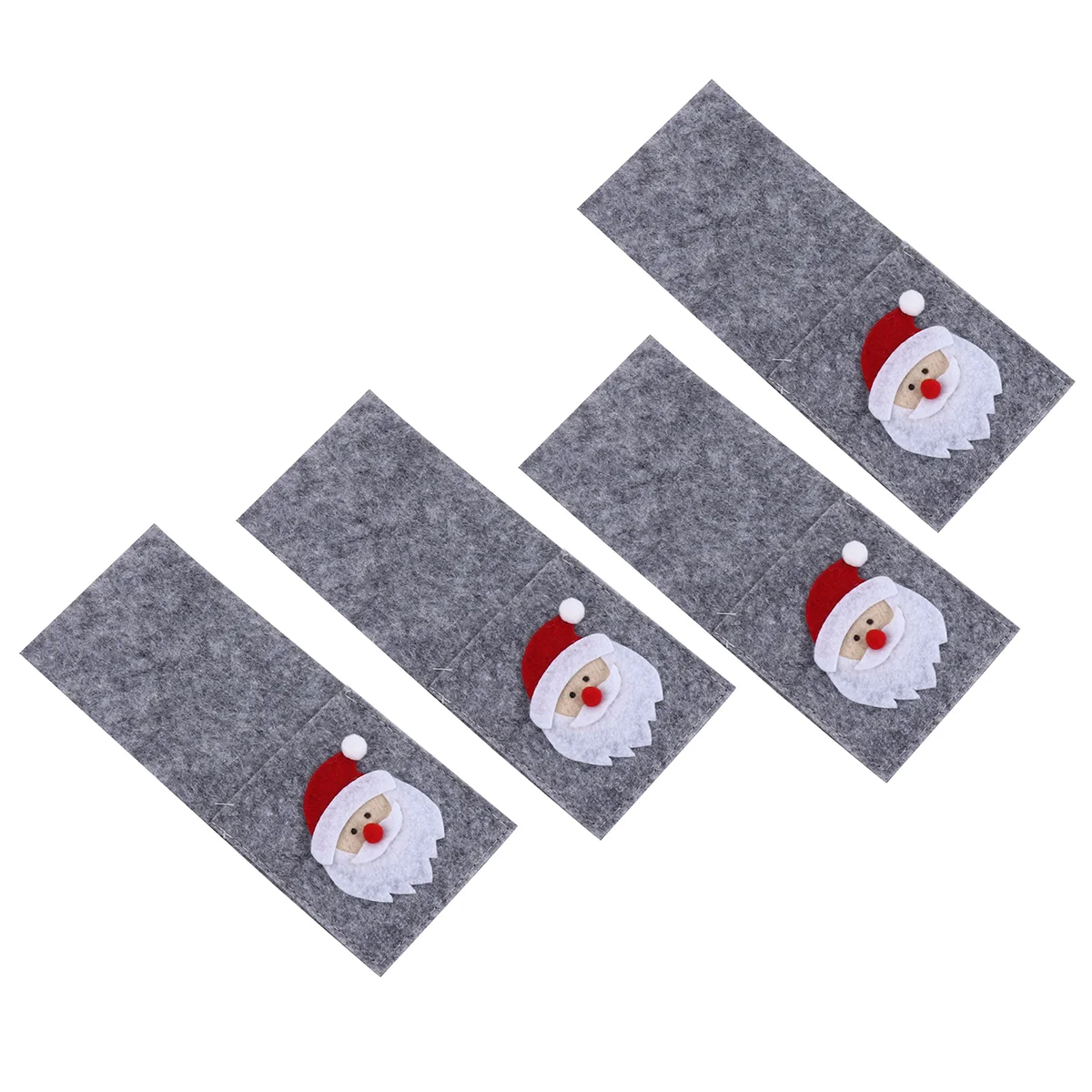 

Christmas Tableware Cutlery Table Holderfork Flatware Bags Dinner Decoration Bag Adornments Cushions Party Silverware Covers