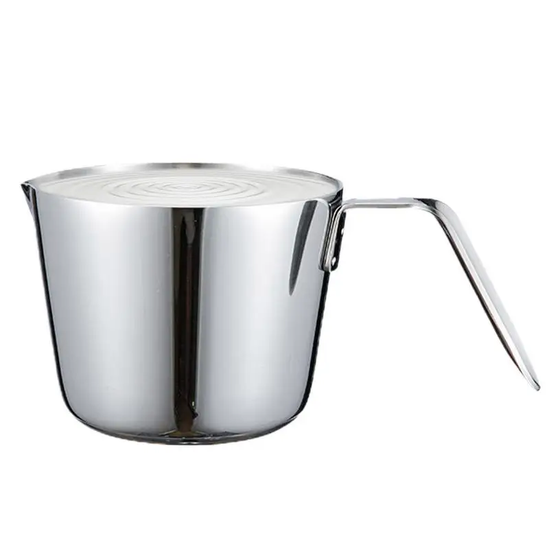 

Milk Frothing Pitcher Stainless Steel Milk Frothing Pitcher 25oz Stainless Steel Coffee Tools Cup Suitable For Espresso Latte