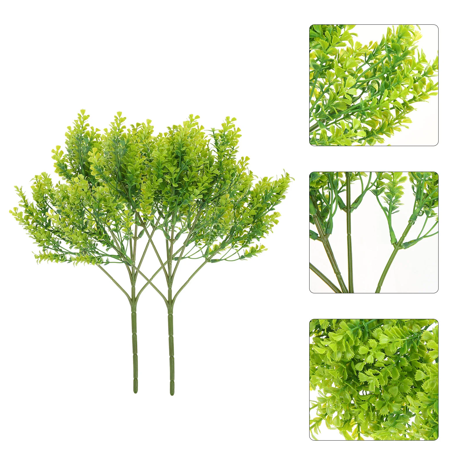 

Artificial Decor Faux Green Fake Greenery Leaf Leaves Branch Stems Flower Supplies Arrangement Ornament Stem Bundles Saint
