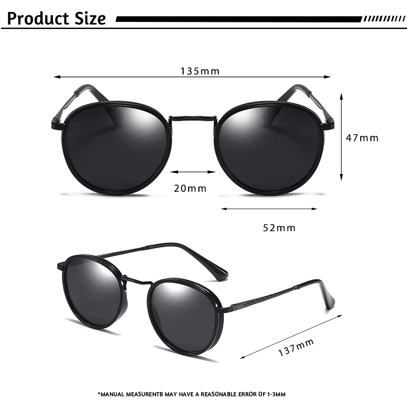 Солнечные очки CATERSIDE в стиле панк для мужчин и женщин поляризационные