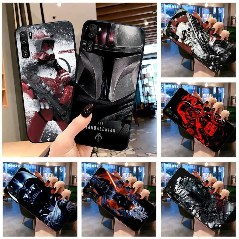 

Star Wars Mandalorian Phone Case for Huawei P20 P30 P40 lite E Pro Mate 40 30 20 Pro P Smart 2020 P10
