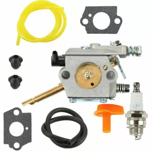 Фото Комплект карбюратора подходит для Stihl FS48 FS52 FS62 FS66 FS81 FS86 FS88 FS106 H24D BR400 SV 41261200600 41261200610   Автомобильные аксессуары №1