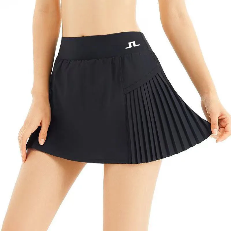 2023 Golf Speed Dry Short Skirt Badminton Sports Shorts Anti-light Lining Thin Style Yoga Fitness Running Pleated Skirt