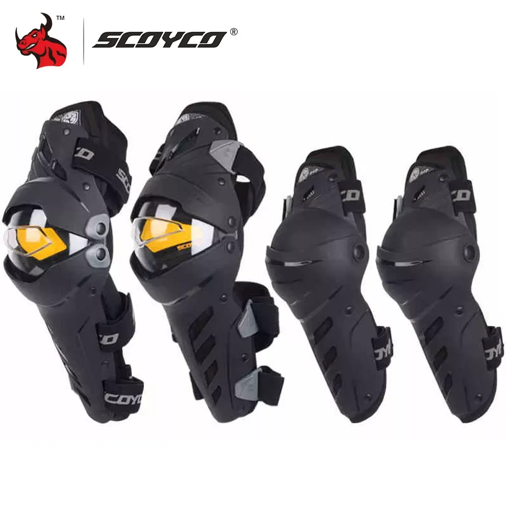 

SCOYCO Motorcycle Knee Elbow Combo Kneepad For Men Protective Sport Guard Motocross Protector Gear Motocicleta joelheiras