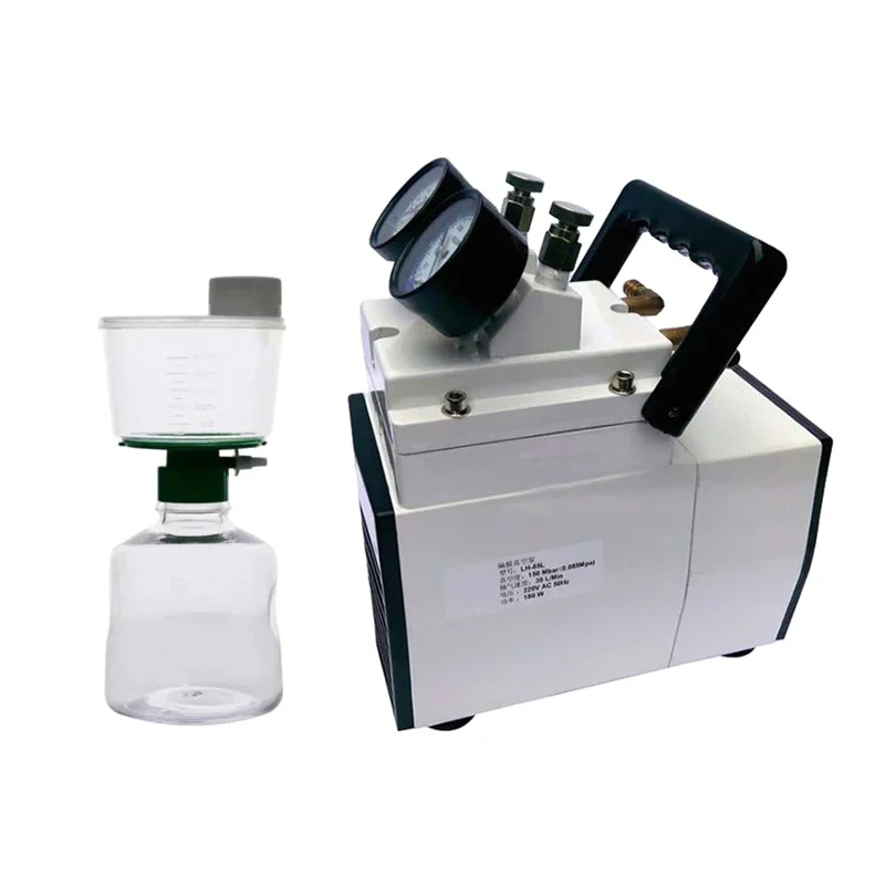 WEIAI лабораторный Медицинский Вакуумный насос 60 л/мин безмасляный диафрагменный