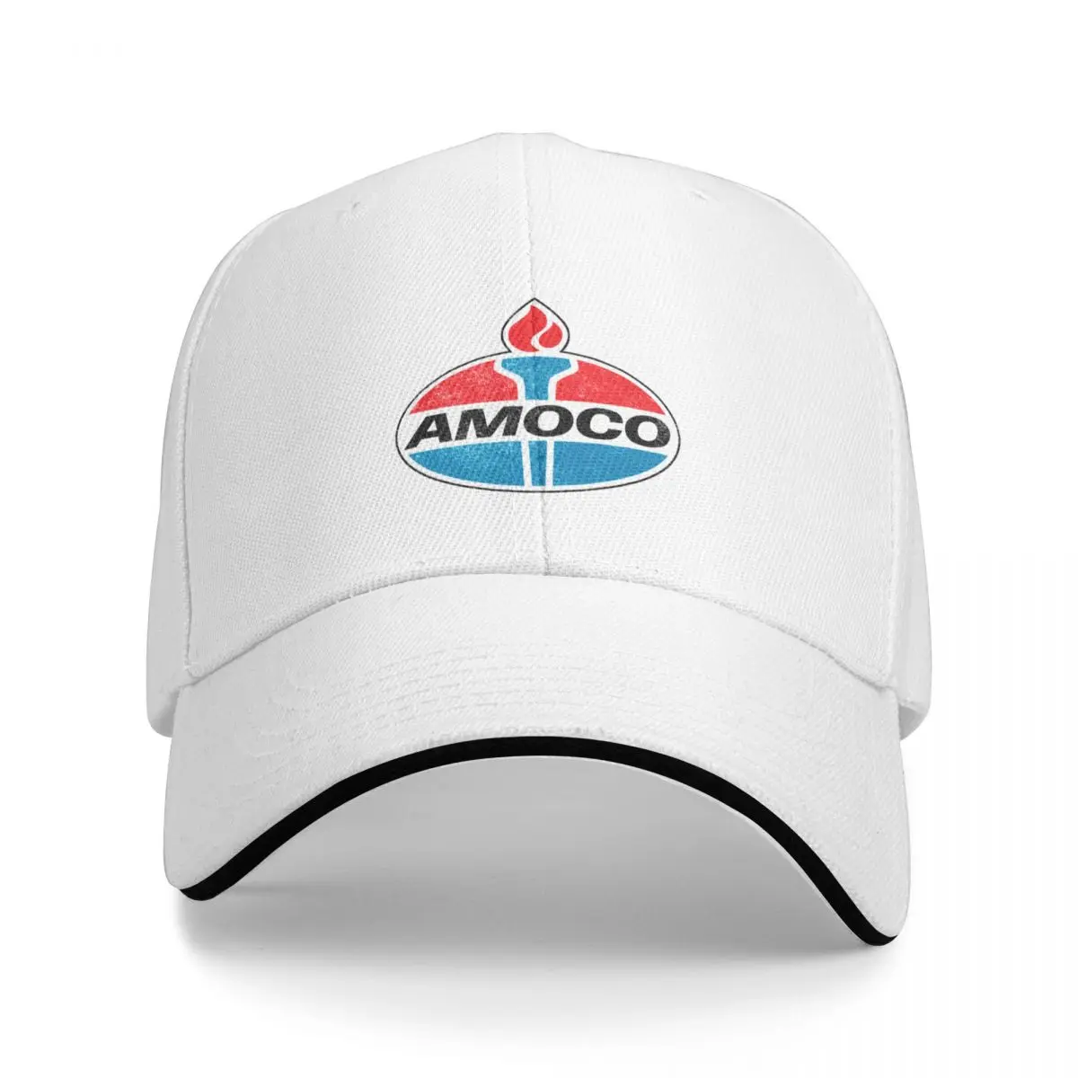 

2023 New Amoco Oil Cap Baseball Cap Sunscreen Hat Women Winter Men's