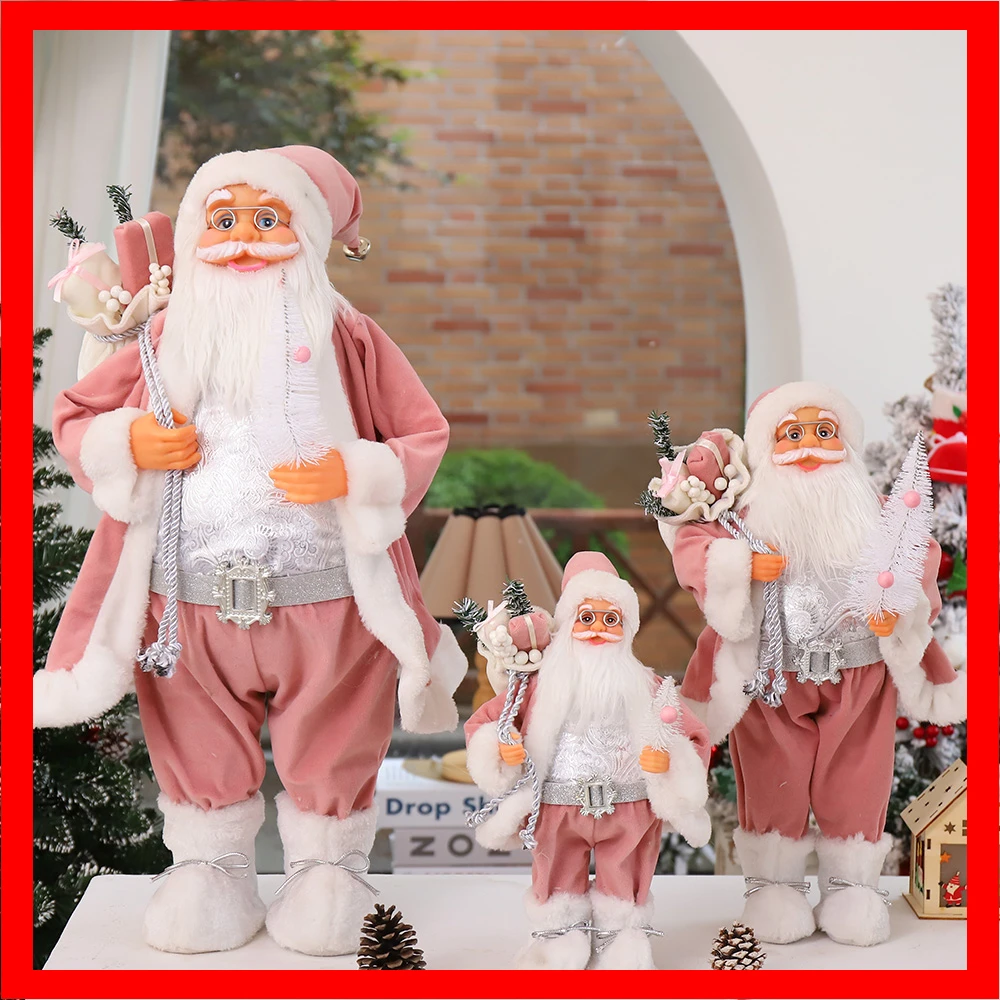 

Big Christmas Doll 30/45CM Santa Claus New Year Kids Gift 2023 Merry Christmas Decorations for Home Ornaments Natal Navidad