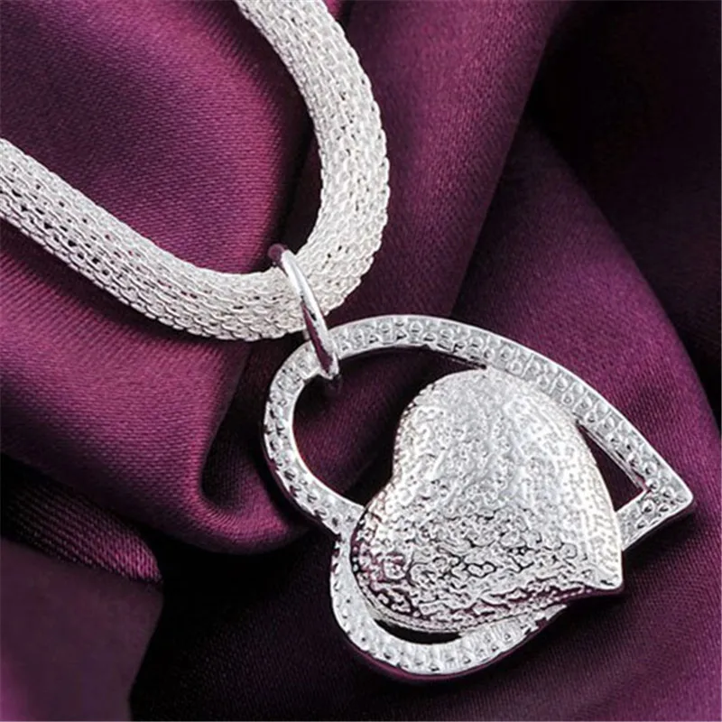 

Женское ожерелье из серебра 925 пробы с цирконом, 18 дюймов