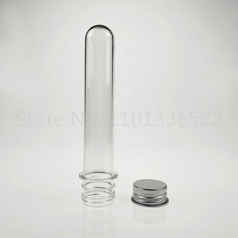 10pcs lab 30/40/70/100ml PET test tube bottle Transparent cylindrical plastic refillable for Mask candy data line | Канцтовары для