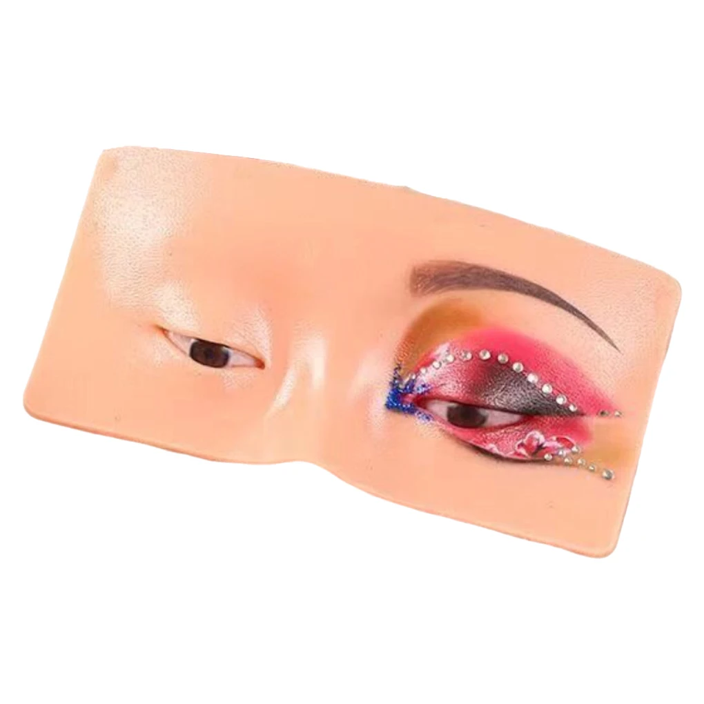 

Многоразовая макияжная доска, домашний салон, спа, тени для век, подводка для глаз и ресниц, тренировочные доски, модель лица, товары для крас...