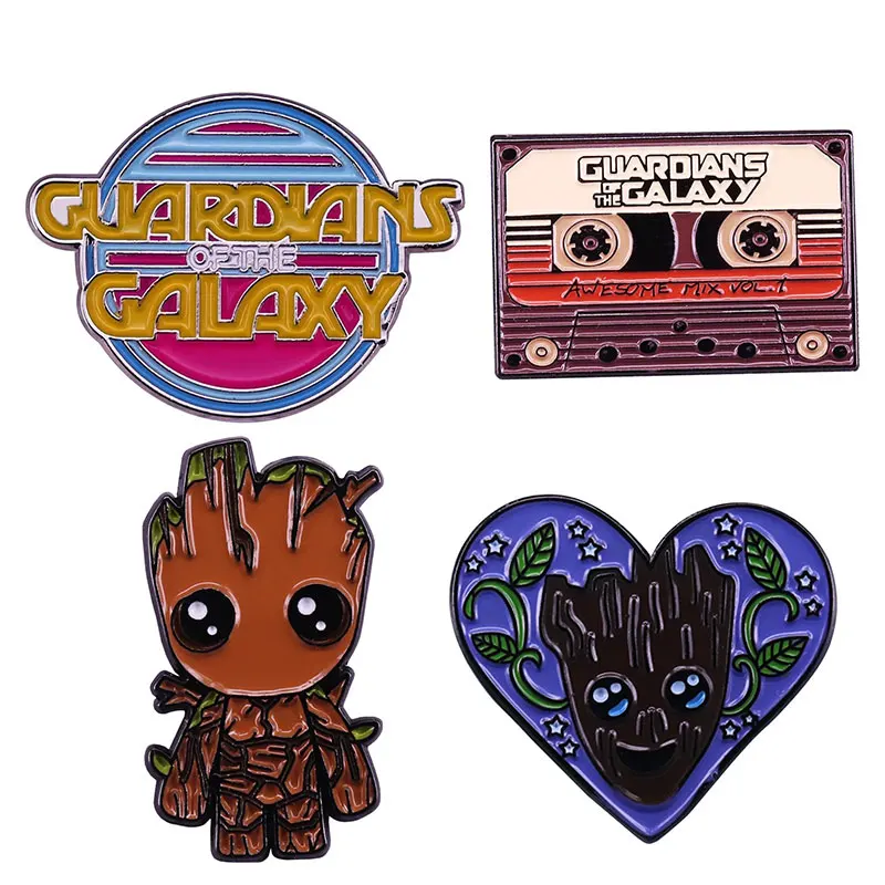 

Guardians of the Galaxy Enamel Pin Lapel Pin for Clothes Brooches on Backpack Briefcase Badge Jewelry Decoration Gift for Friend